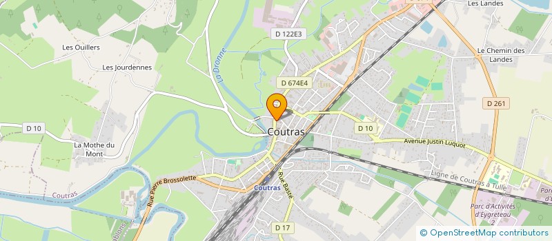 localisation de l'entreprise MADAME MARIE CHEVALIER  COUTRAS