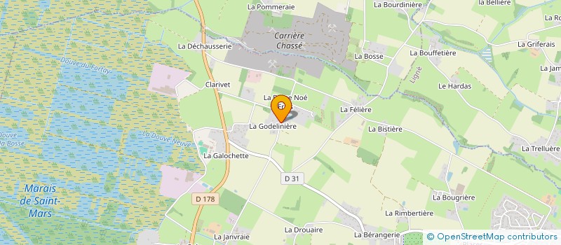 localisation de l'entreprise MADAME MARIE CHEVALIER  SAINT-MARS-DU-DESERT