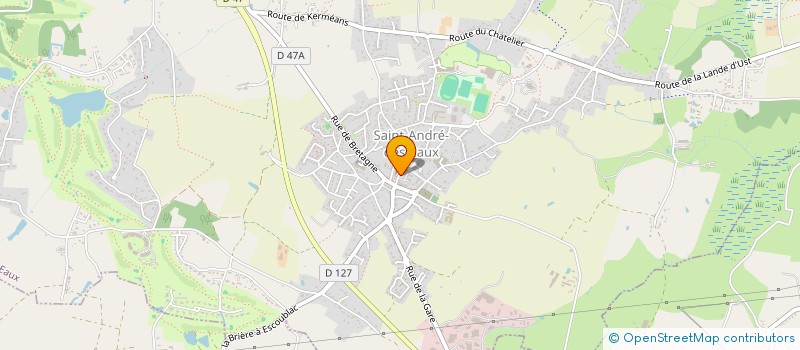 localisation de l'entreprise MADAME MARIE CHEVALLIER à SAINT-ANDRE-DES-EAUX