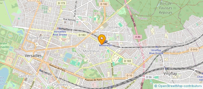 localisation de l'entreprise MADAME MARIE CHEVALLIER à VERSAILLES