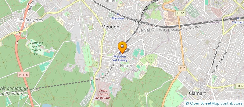 localisation de l'entreprise MADAME MARIE CHEVALLIER à MEUDON