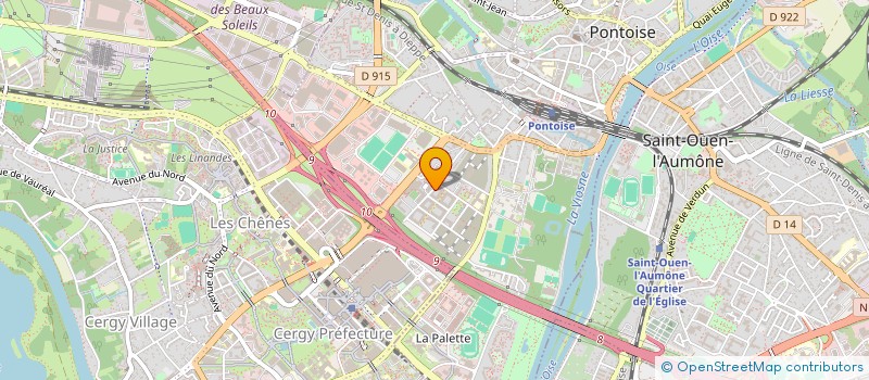 localisation de l'entreprise MADAME MARIE CHEVALLIER RUFIGNY  PONTOISE