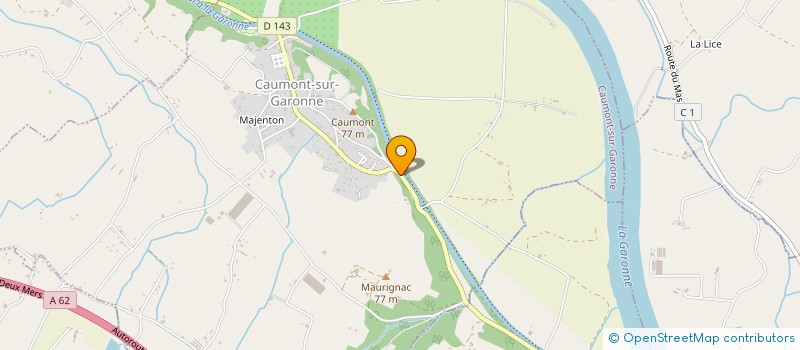 localisation de l'entreprise MADAME MARIE CHEVANNE  CAUMONT-SUR-GARONNE