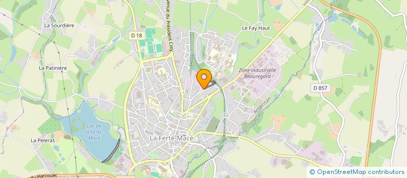 localisation de l'entreprise MADAME MARIE CHEVREL à ECOUCHE-LES-VALLEES