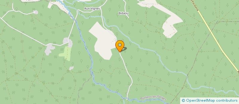 localisation de l'entreprise MADAME MARIE CHEVRIER  PONTENX-LES-FORGES