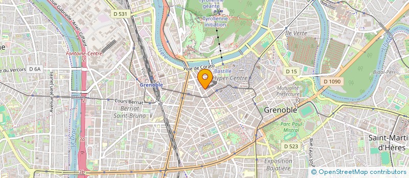 localisation de l'entreprise MADAME MARIE CHIAMBRETTO à GRENOBLE