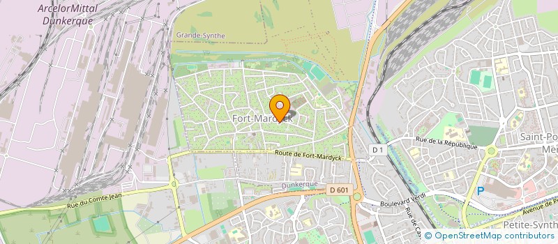 localisation de l'entreprise MADAME MARIE CHILA à DUNKERQUE