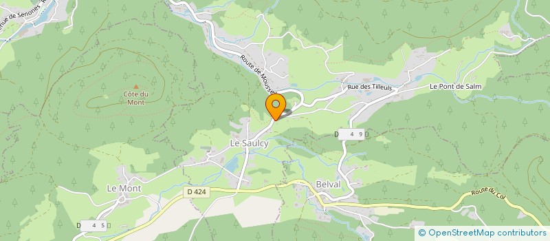 localisation de l'entreprise MADAME MARIE CHIPON  LE MONT