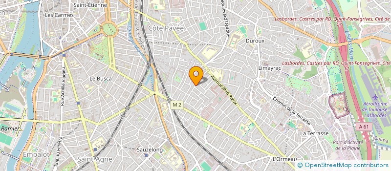 localisation de l'entreprise MADAME MARIE CHLOE RIOUAL à TOULOUSE