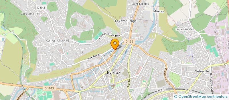 localisation de l'entreprise MADAME MARIE CHOJECKI  EVREUX
