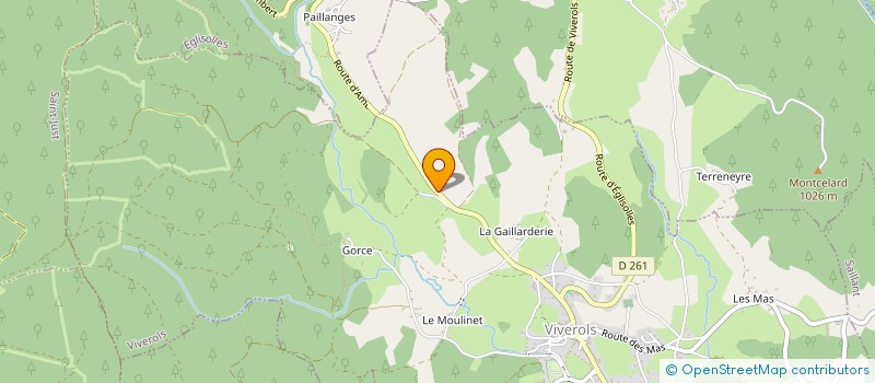 localisation de l'entreprise MADAME MARIE CHOMAT à SAUVESSANGES