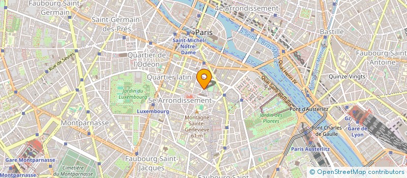 localisation de l'entreprise MADAME MARIE CHOMIENNE  PARIS