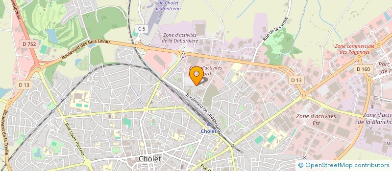 localisation de l'entreprise MADAME MARIE CHOUCQ à CHOLET