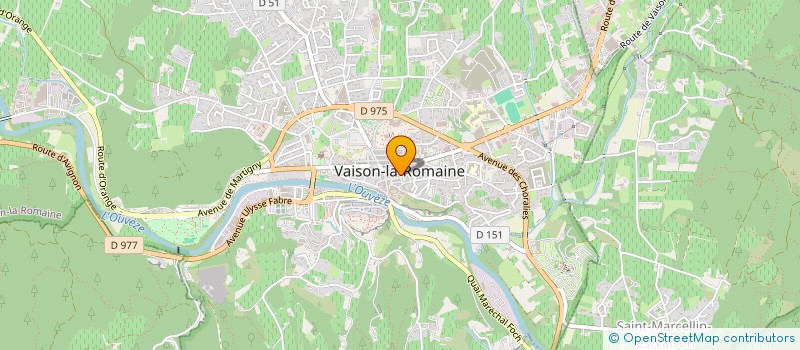 localisation de l'entreprise MADAME MARIE CHOUROT à VAISON-LA-ROMAINE