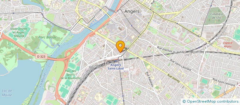 localisation de l'entreprise MADAME MARIE CHRETIEN à ANGERS