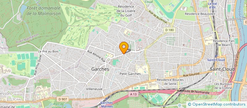 localisation de l'entreprise MADAME MARIE-CHRISTEL PLISSON à GARCHES