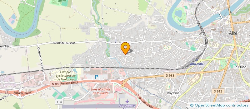 localisation de l'entreprise MADAME MARIE-CHRISTELLE RAMSAMY  ALBI