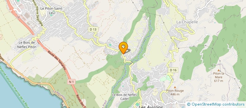 localisation de l'entreprise MADAME MARIE CHRISTELLE RIVIERE  SAINT-LEU