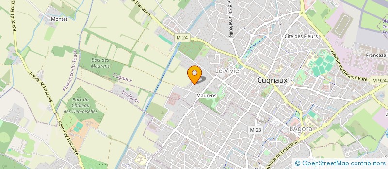 localisation de l'entreprise MADAME MARIE-CHRISTINE ALARY  CUGNAUX