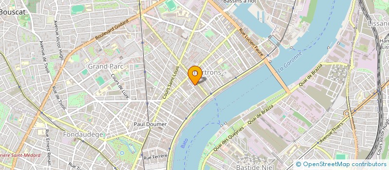 localisation de l'entreprise MADAME MARIE CHRISTINE ALIN  BORDEAUX