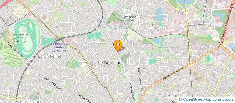 localisation de l'entreprise MADAME MARIE-CHRISTINE ALLIAGA  LE BOUSCAT