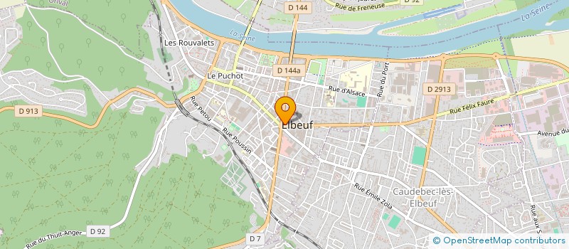 localisation de l'entreprise MADAME MARIE-CHRISTINE ALLOUCHERY  ELBEUF