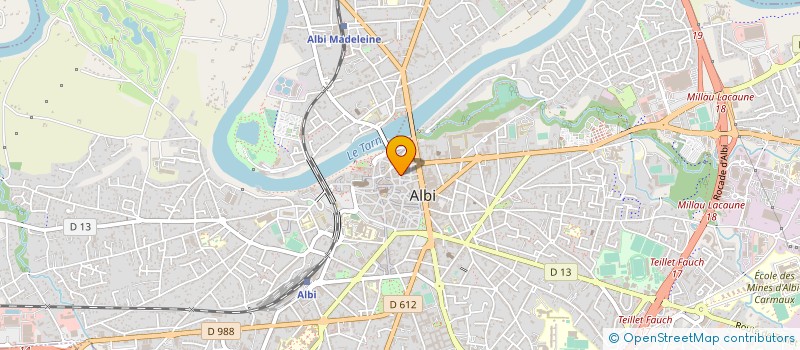 localisation de l'entreprise MADAME MARIE-CHRISTINE AMISSE à ALBI