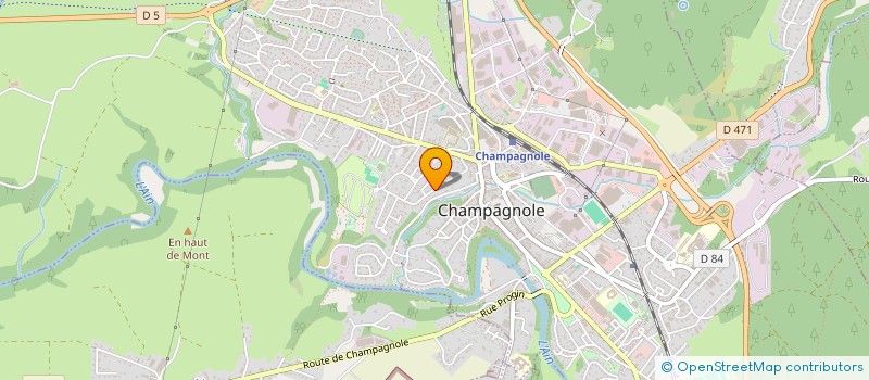 localisation de l'entreprise MADAME MARIE-CHRISTINE ASTRUC à CHAMPAGNOLE
