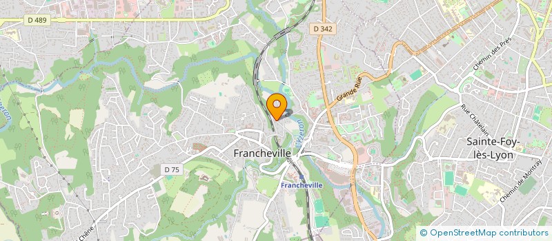 localisation de l'entreprise MADAME MARIE-CHRISTINE AUMONT  FRANCHEVILLE