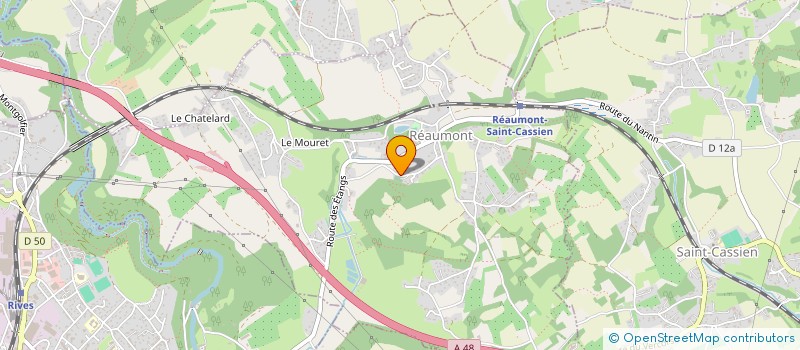 localisation de l'entreprise MADAME MARIE-CHRISTINE AUVERT  REAUMONT