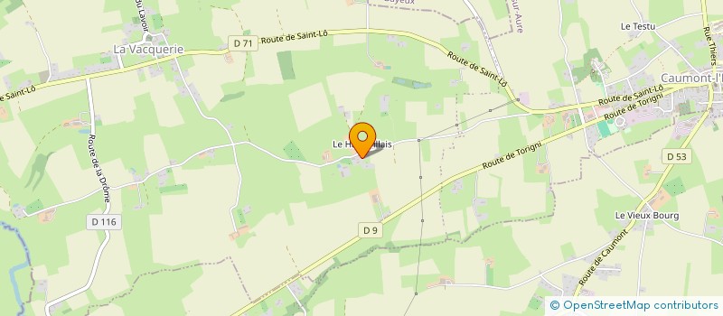 localisation de l'entreprise MADAME MARIE-CHRISTINE AZE  CAUMONT-SUR-AURE