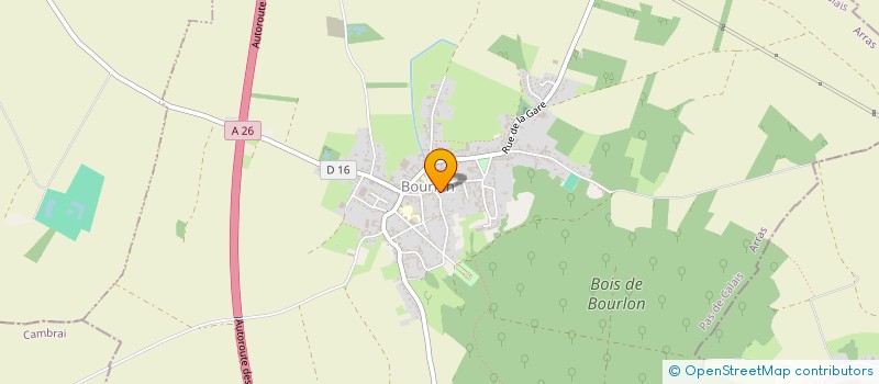 localisation de l'entreprise MADAME MARIE-CHRISTINE BAERT à BOURLON