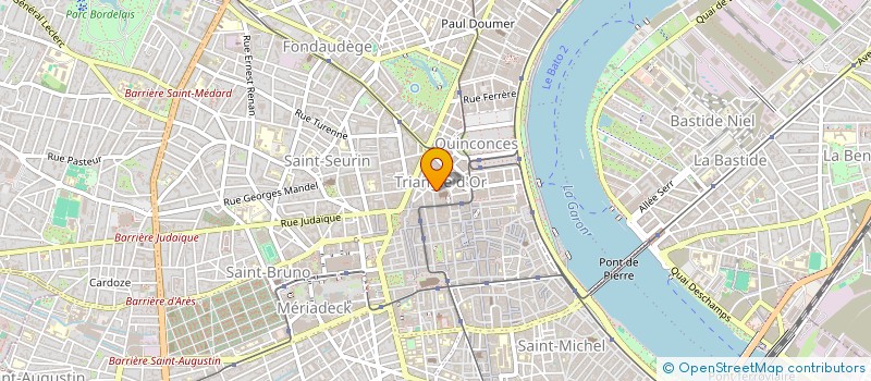 localisation de l'entreprise MADAME MARIE CHRISTINE BALTAZAR  BORDEAUX