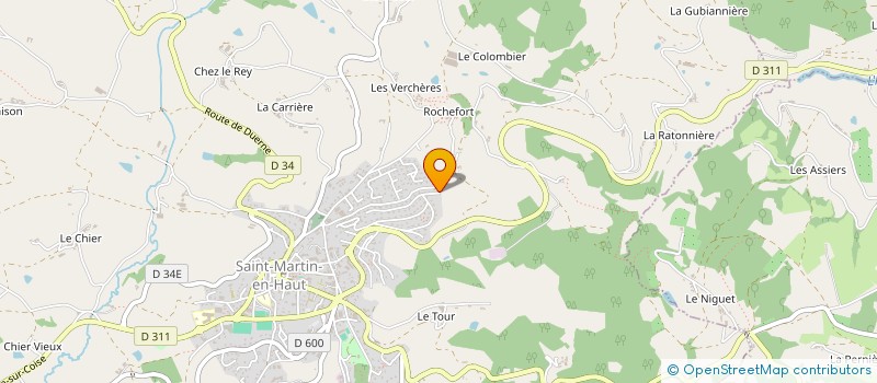 localisation de l'entreprise MADAME MARIE-CHRISTINE BARCOJO  SAINT-MARTIN-EN-HAUT