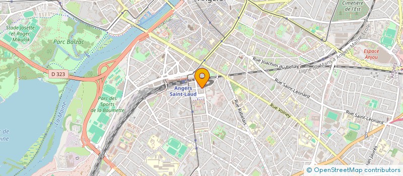 localisation de l'entreprise MADAME MARIE-CHRISTINE BARRE  SAINTE-GEMMES-SUR-LOIRE