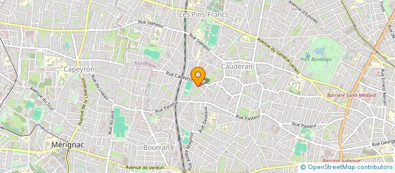 localisation de l'entreprise MADAME MARIE CHRISTINE BARREAU  BORDEAUX