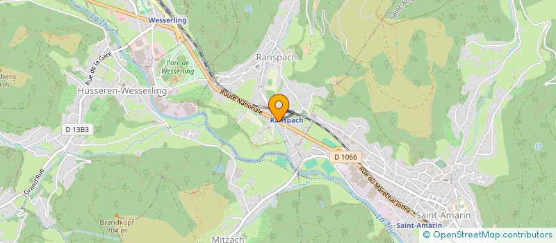 localisation de l'entreprise MADAME MARIE-CHRISTINE BARTKOWIAK  RANSPACH