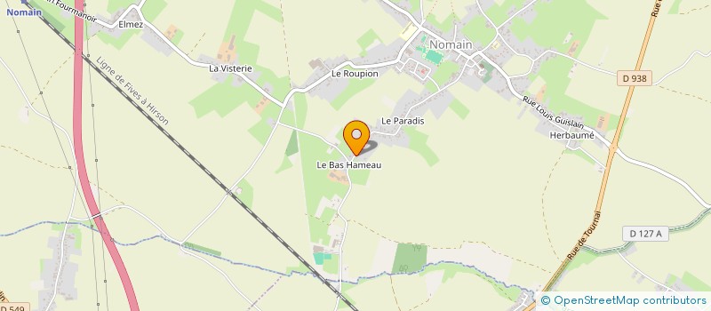 localisation de l'entreprise MADAME MARIE-CHRISTINE BATON  NOMAIN