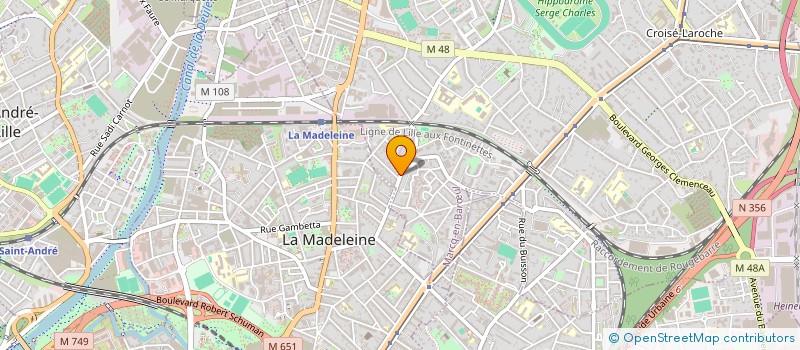 localisation de l'entreprise MADAME MARIE-CHRISTINE BECK à MARCQ-EN-BARŒUL