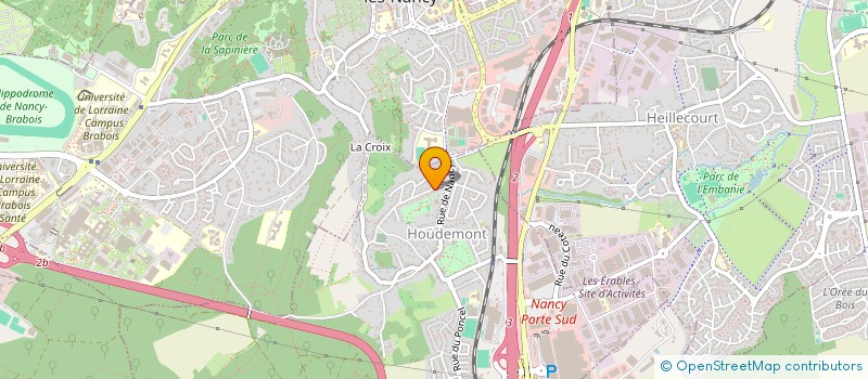 localisation de l'entreprise MADAME MARIE-CHRISTINE BEL  HOUDEMONT