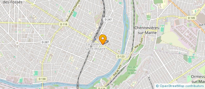 localisation de l'entreprise MADAME MARIE-CHRISTINE BELLENGER à SAINT-MAUR-DES-FOSSES