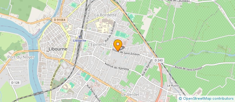 localisation de l'entreprise MADAME MARIE-CHRISTINE BELLOT à LIBOURNE