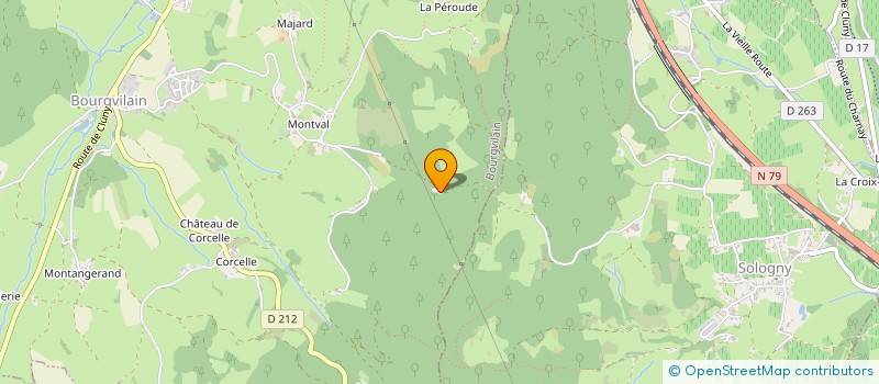 localisation de l'entreprise MADAME MARIE CHRISTINE BENOIT  MATOUR