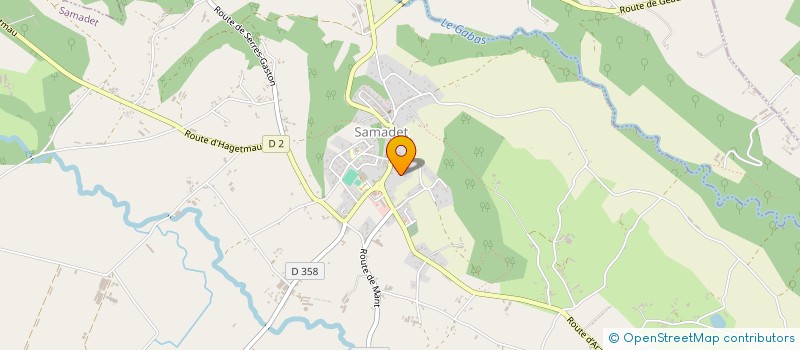 localisation de l'entreprise MADAME MARIE CHRISTINE BENTEJAC  MIRAMONT-SENSACQ