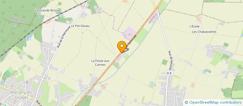 localisation de l'entreprise MADAME MARIE CHRISTINE BERNARDET à MARIGNY-LES-USAGES