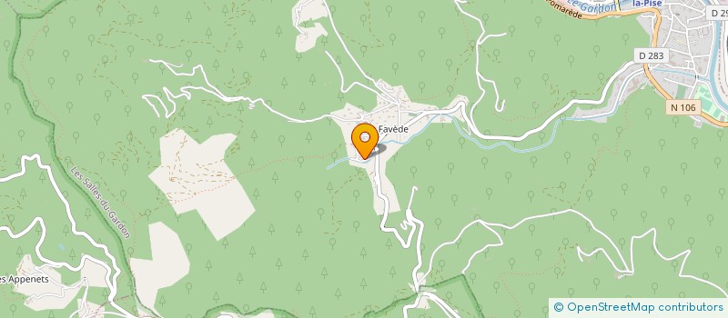 localisation de l'entreprise MADAME MARIE-CHRISTINE BERTHOME  SAINTE CECILE D'ANDORGE