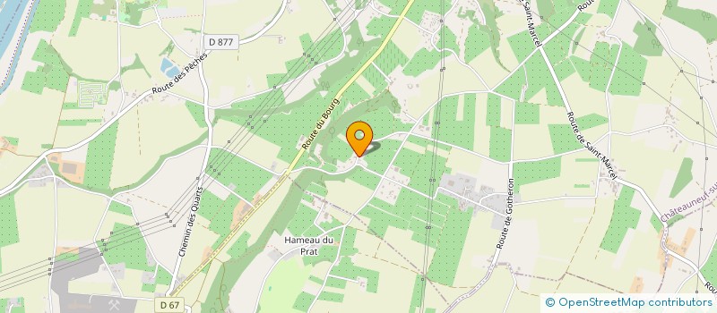 localisation de l'entreprise MADAME MARIE-CHRISTINE BERTRAND  CHATEAUNEUF-SUR-ISERE