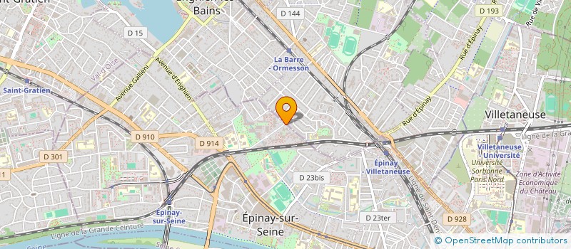 localisation de l'entreprise MADAME MARIE-CHRISTINE BINOT à EPINAY SUR SEINE