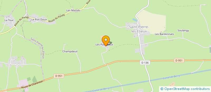 localisation de l'entreprise MADAME MARIE CHRISTINE BLAIGNON  SAINT-PIERRE-LES-ETIEUX