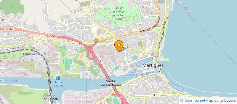 localisation de l'entreprise MADAME MARIE CHRISTINE BLANC  MARTIGUES